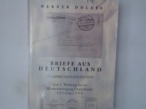 Briefe aus deutschland vom 1 - aus,