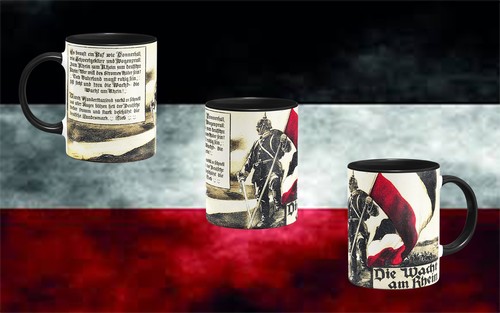 Die wacht rhein tasse - wacht,