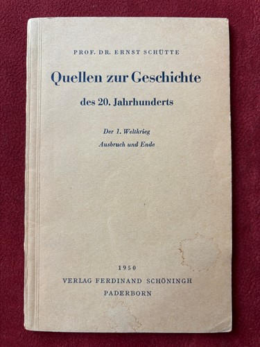 Prof schütte quellen zur - schütte:,