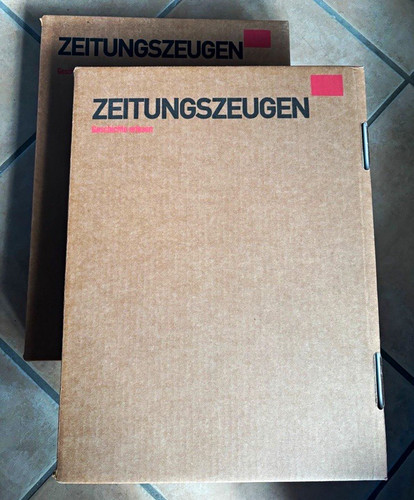 Zeitungszeugen sammleredition - zeitungszeugen,
